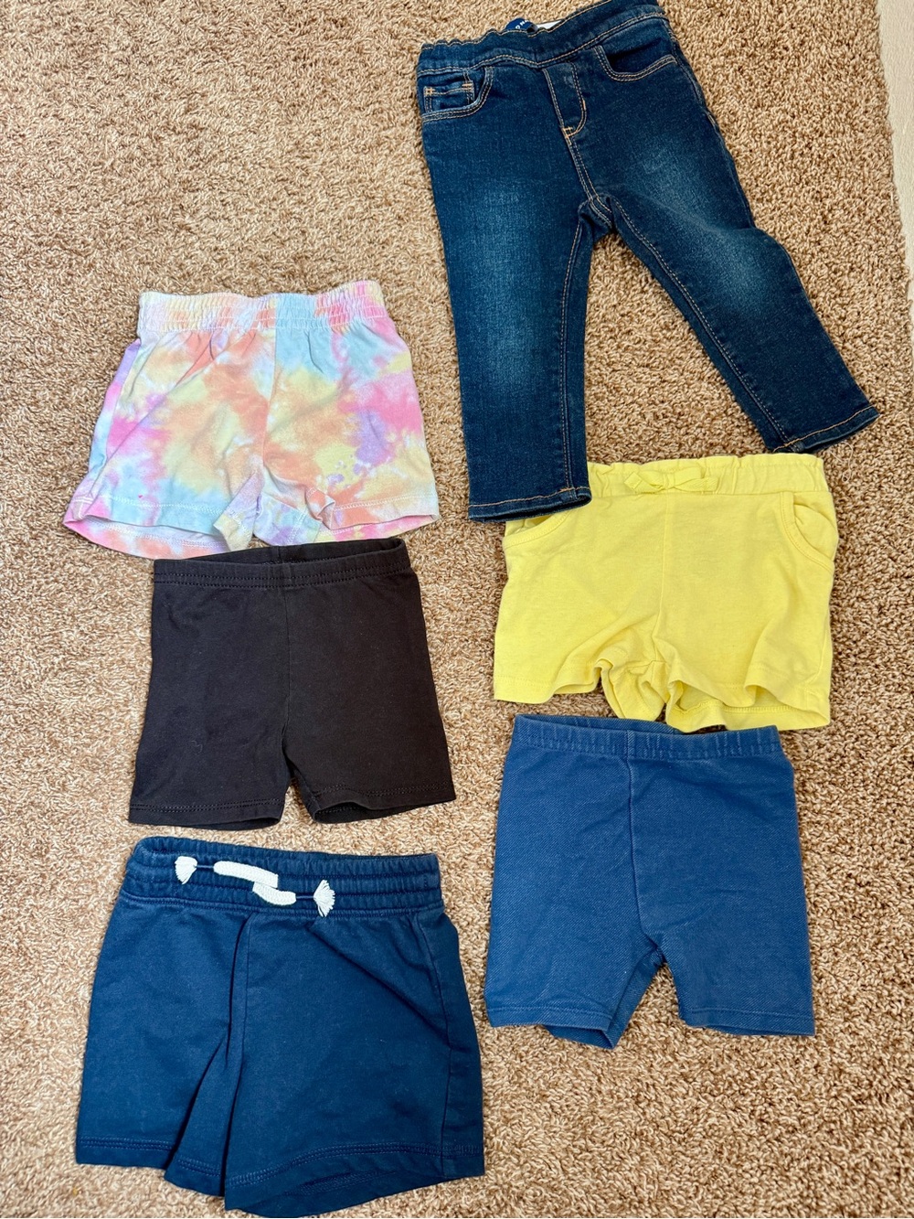 18 Months Summer Shorts and Skinny Jeans bundle